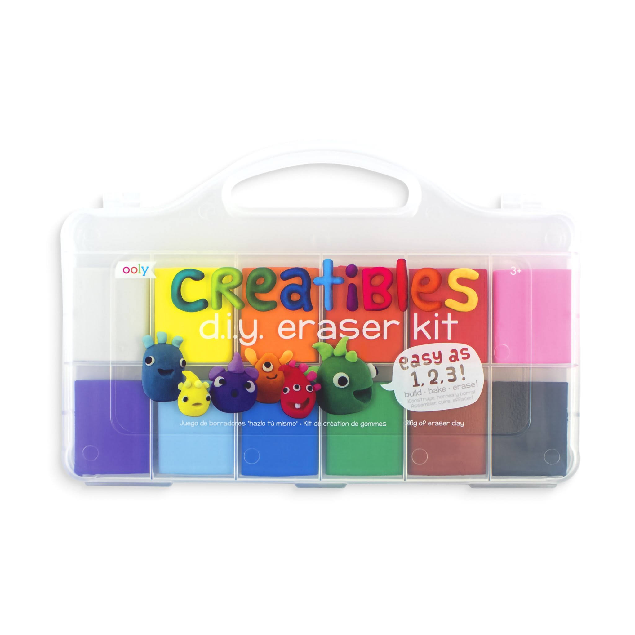 International Arrivals Creatibles DIY Eraser Kit - Set of 12