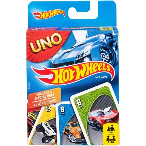 Hot Wheels Uno Card Game