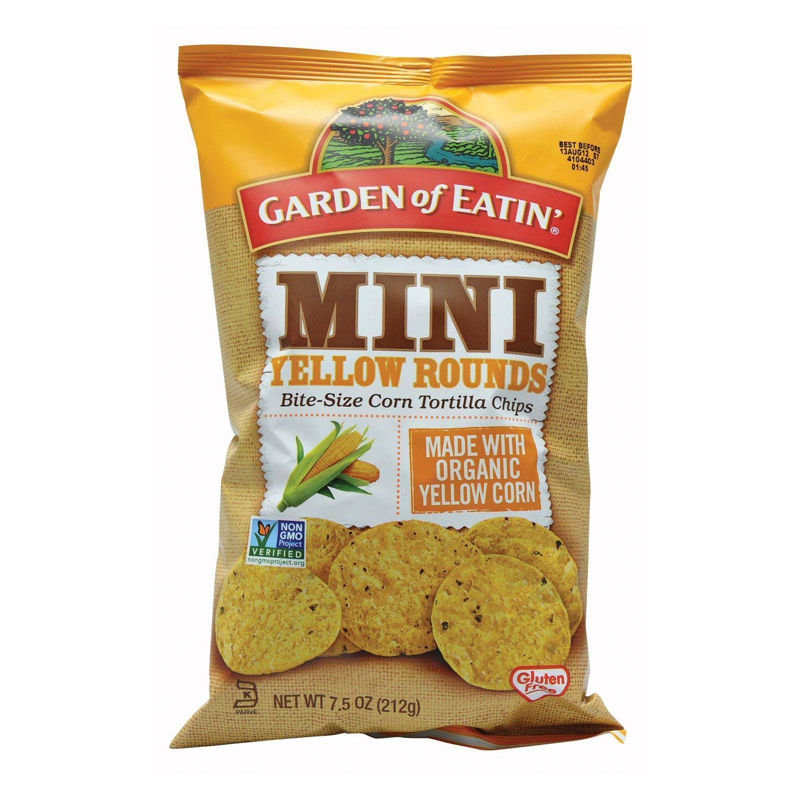 Garden of Eatin' Mini Yellow Rounds Corn Tortilla Chips - 7.5oz