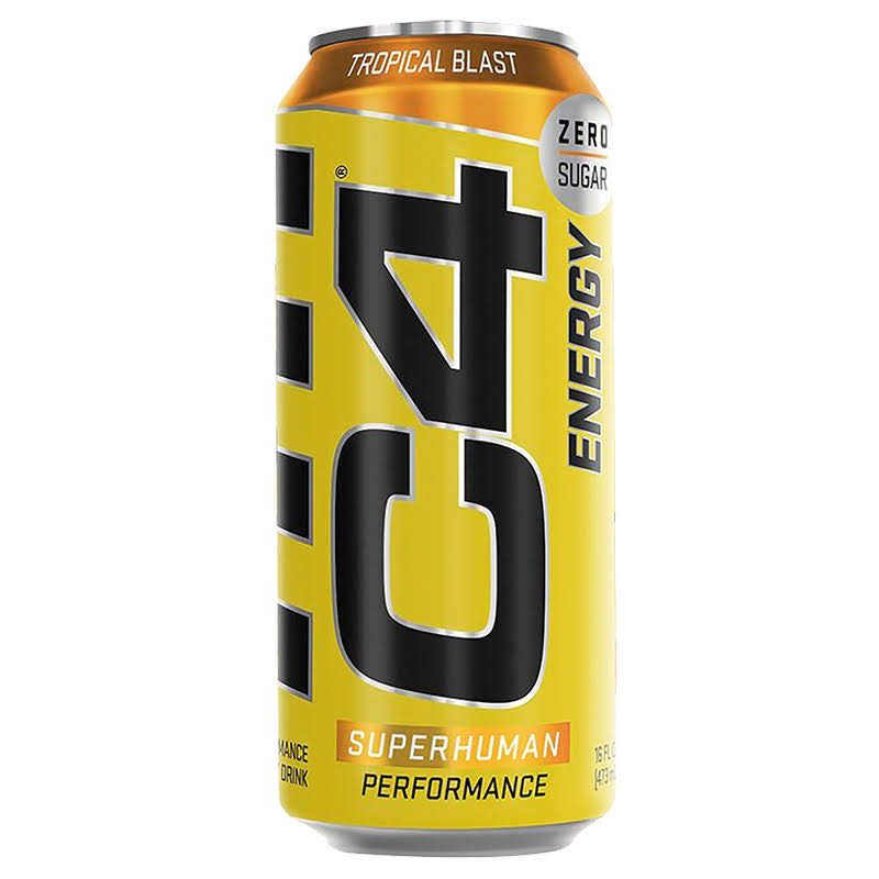 C4 Carbonated Ready To Drink Tropical Blast Cellucor
