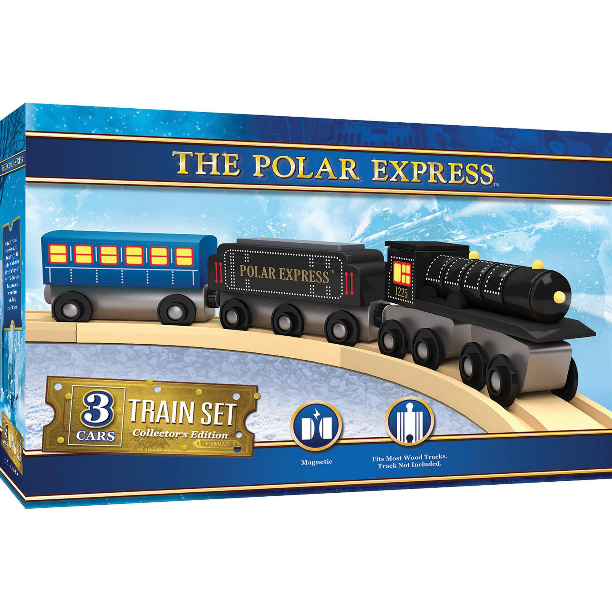 The Polar Express Wooden Train Toy Set