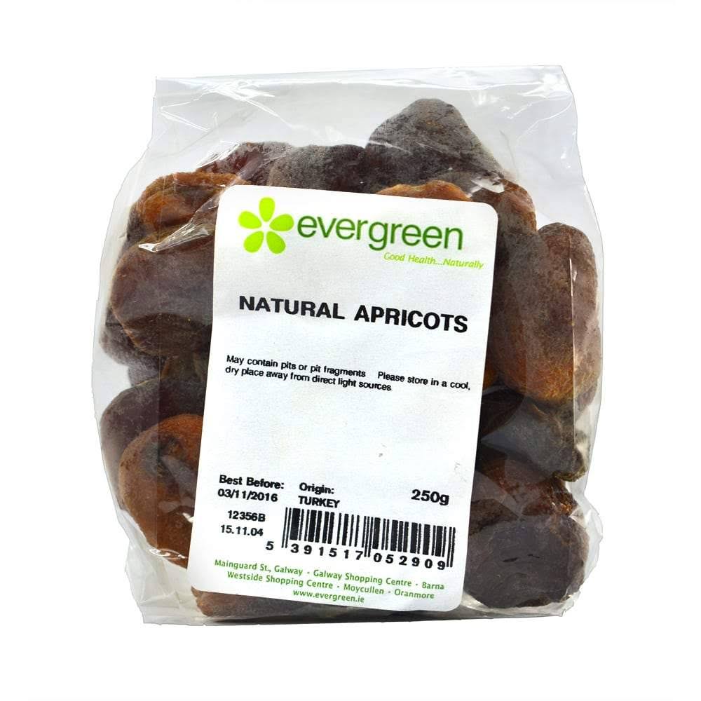 Evergreen Natural Apricots 500g