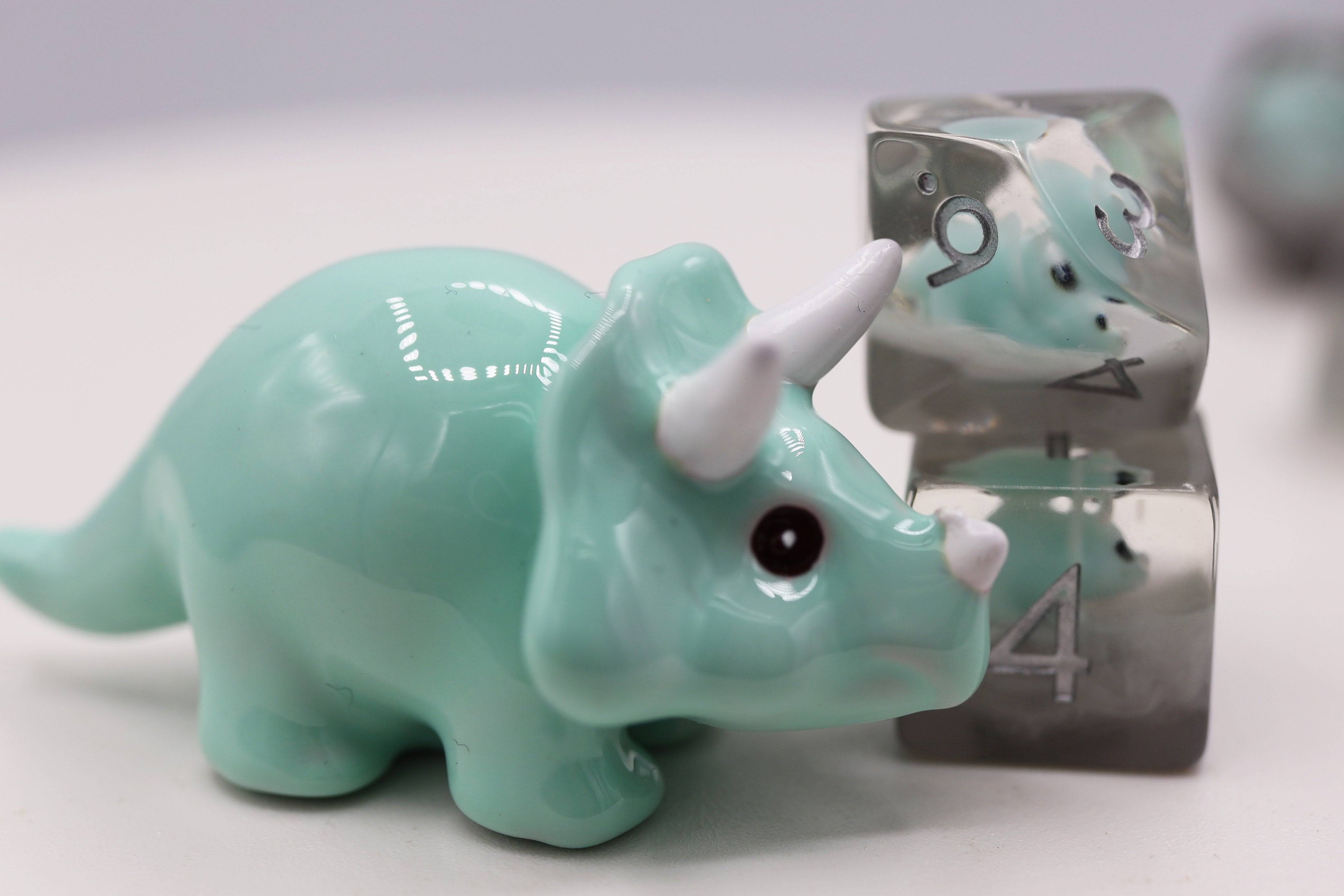 Dice-Rpg Dice Sets-Foam Brain Games Baby Triceratops