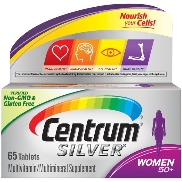 Centrum Silver Multivitamin Dietary Supplement - for Women, 65 Tablets