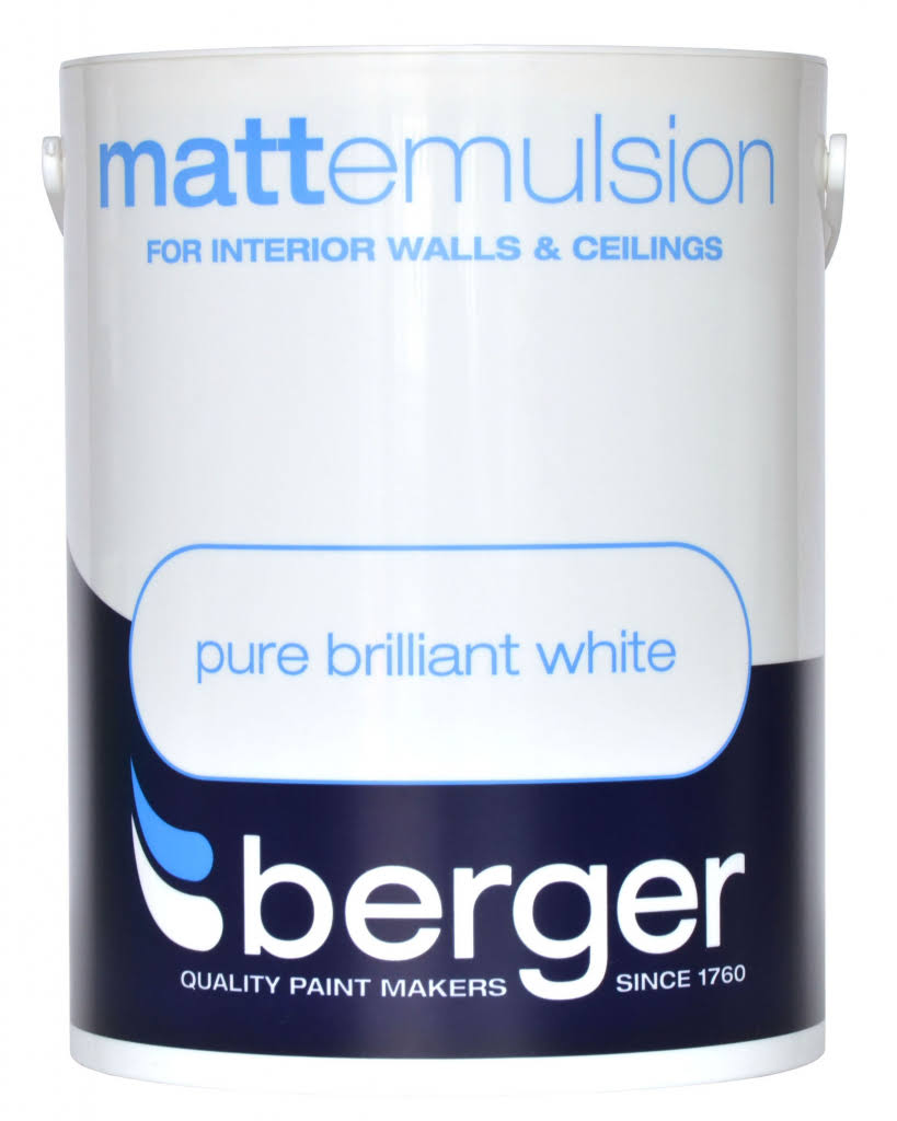 Berger Matt Emulsion - Pure Brilliant White