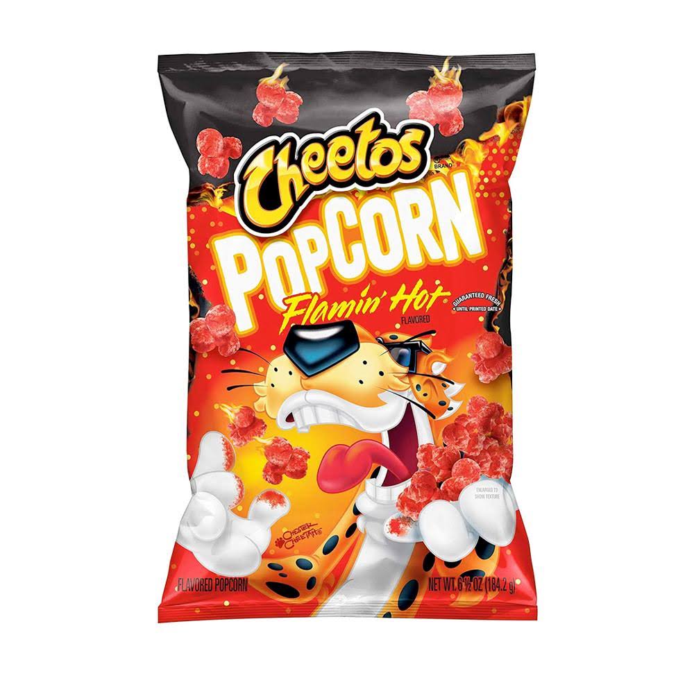 Cheetos Flamin Hot Flavored Popcorn, 6.5 Oz