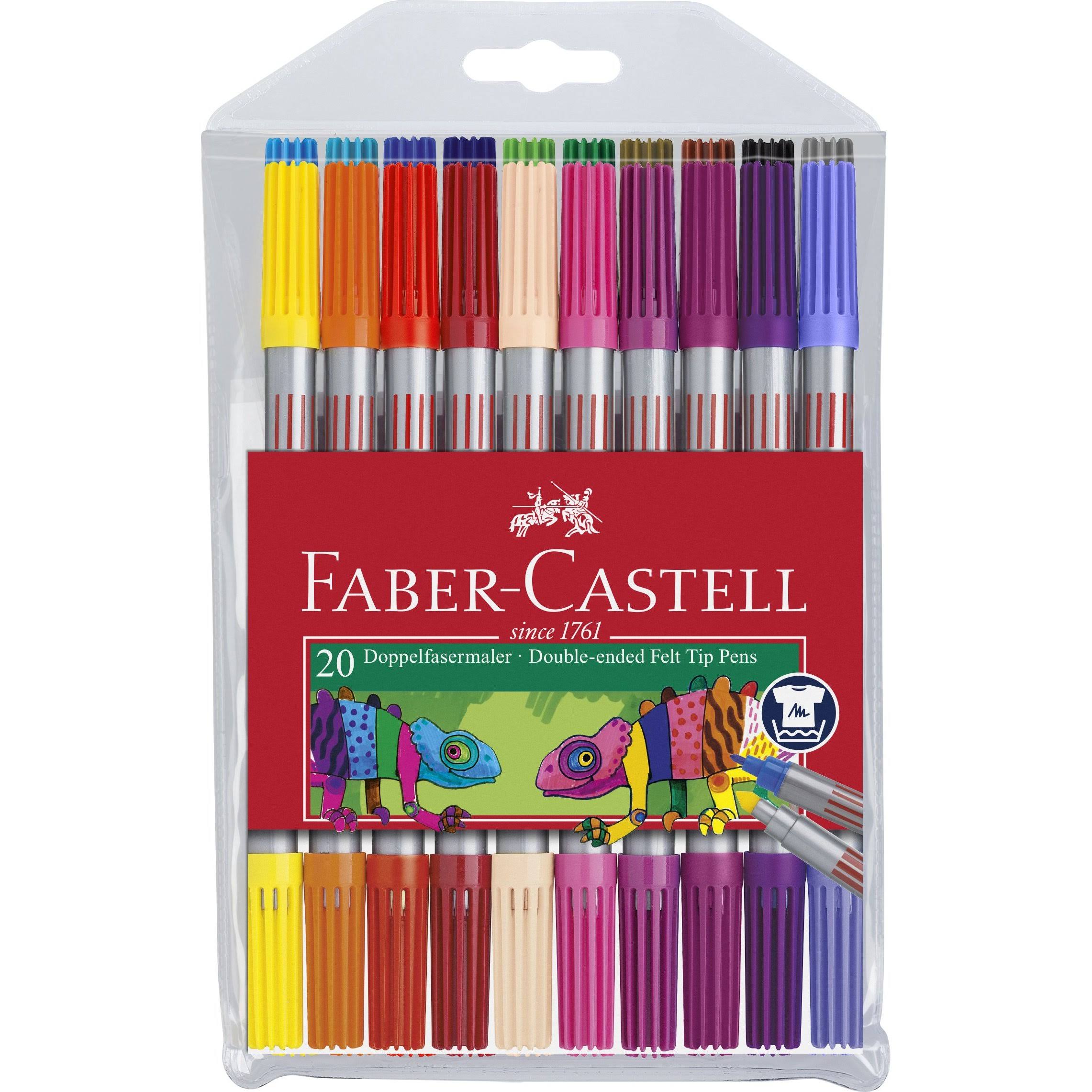 Faber-Castell 151119 Double-Ended Colour Felt Tip Pen