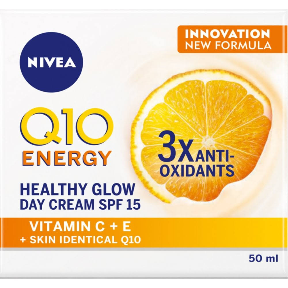 Nivea Q10 Energy Healthy Glow Day Cream Spf15 50ml