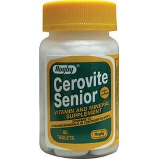 Rugby Cerovite Senior Supplement - 60 Tablets