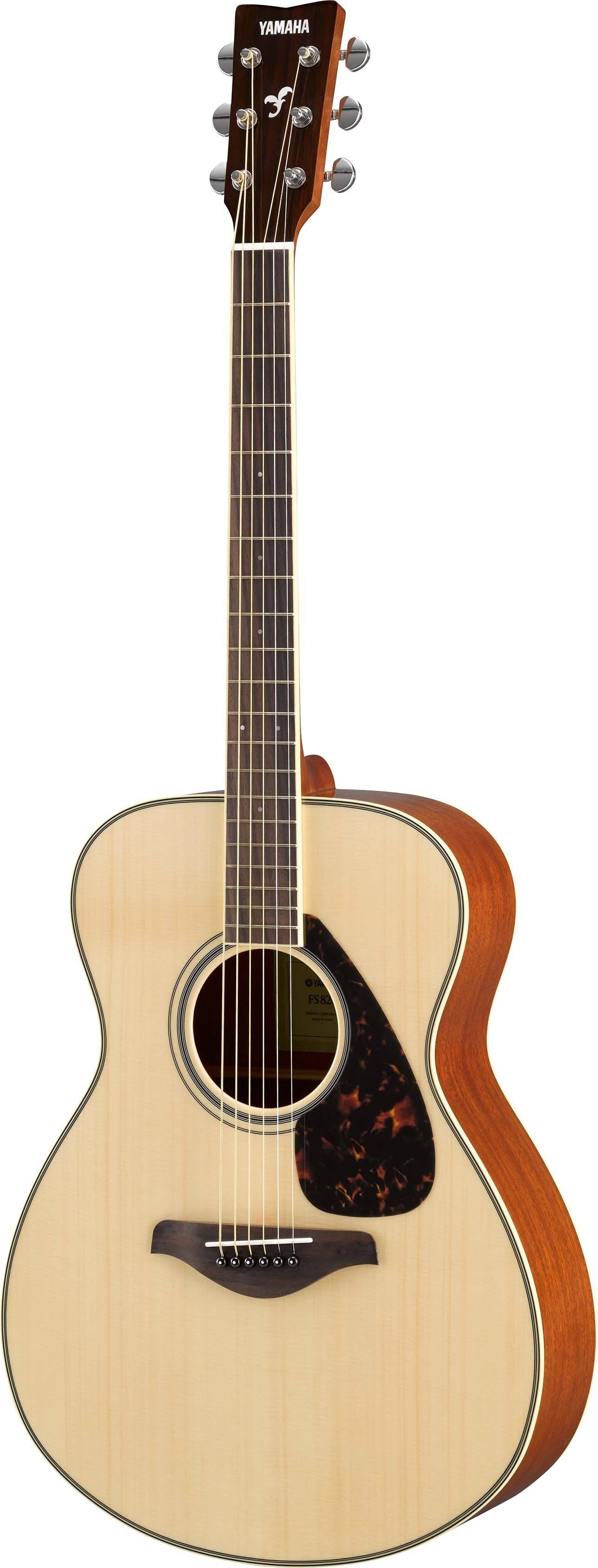 Yamaha FS820 Small Body Solid Top Acoustic Guitar - Natural
