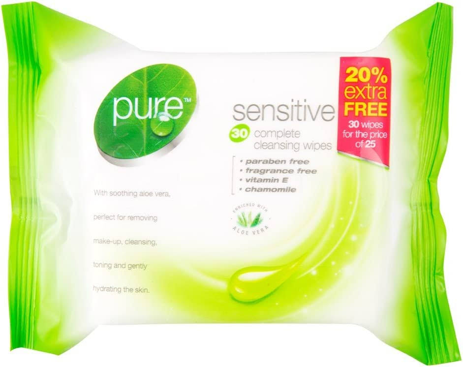 Pure Sensitive Wipes - 25 Wipes