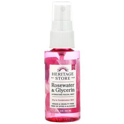 Heritage Store Rosewater and Glycerin - 2 fl oz