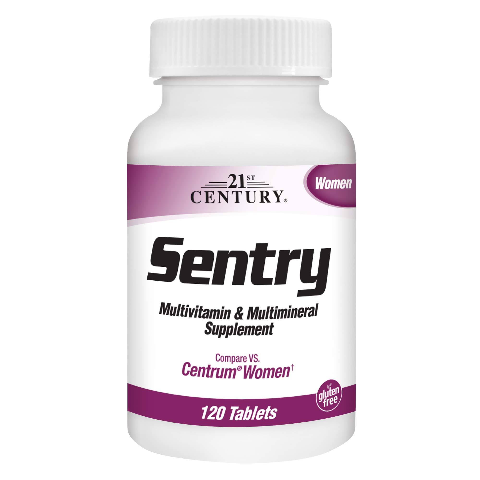 21st Century Sentry Women's Multivitamin & Multimineral Supplement - 120 Tablets