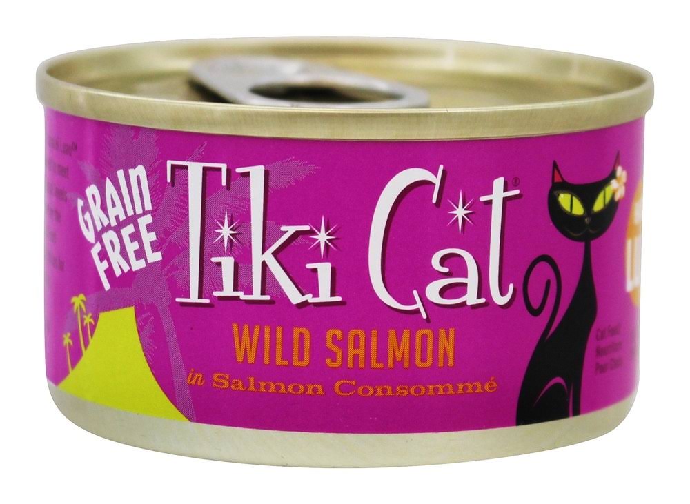 Tiki Cat - Hanalei Luau Grain Free Canned Cat Food Wild Salmon - 2.8 oz.