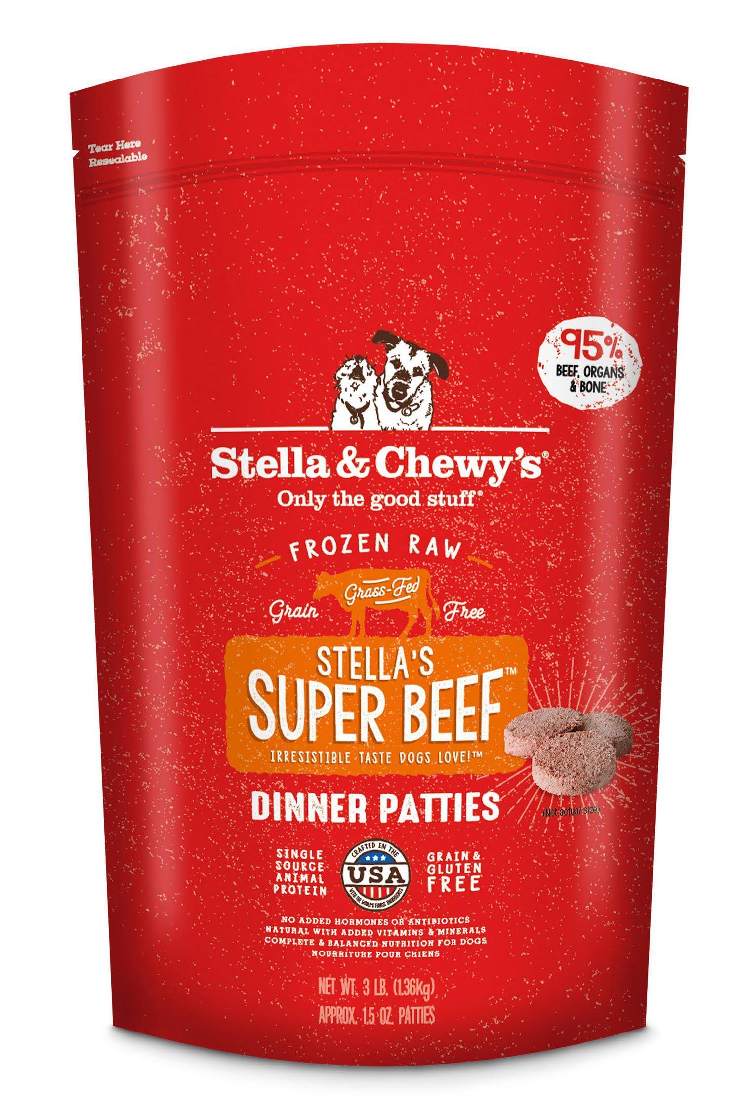 Stella and Chewy’s Dog Food - Stella’s Super Beef Dinner, 6lbs