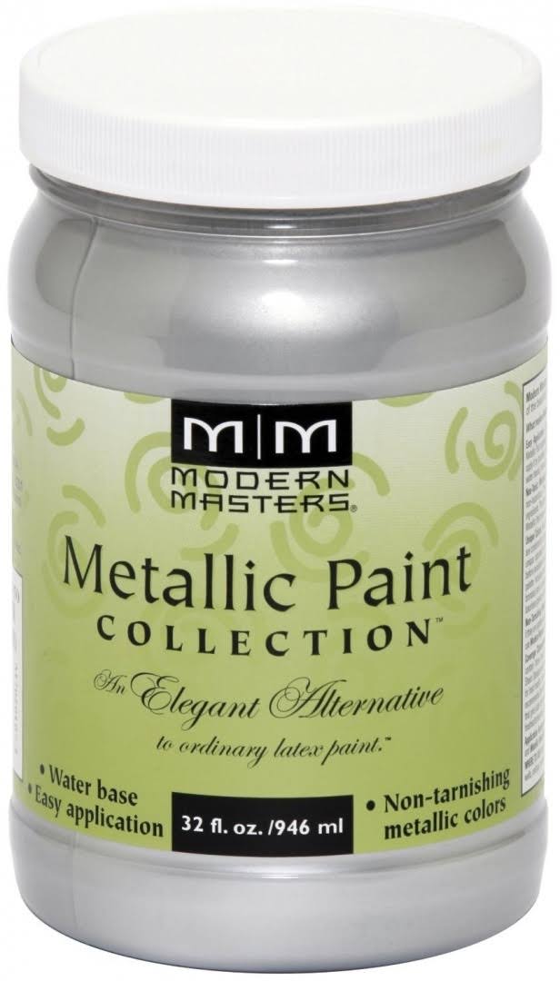 Modern Masters Metallic Paint Collection - Silver, 946ml