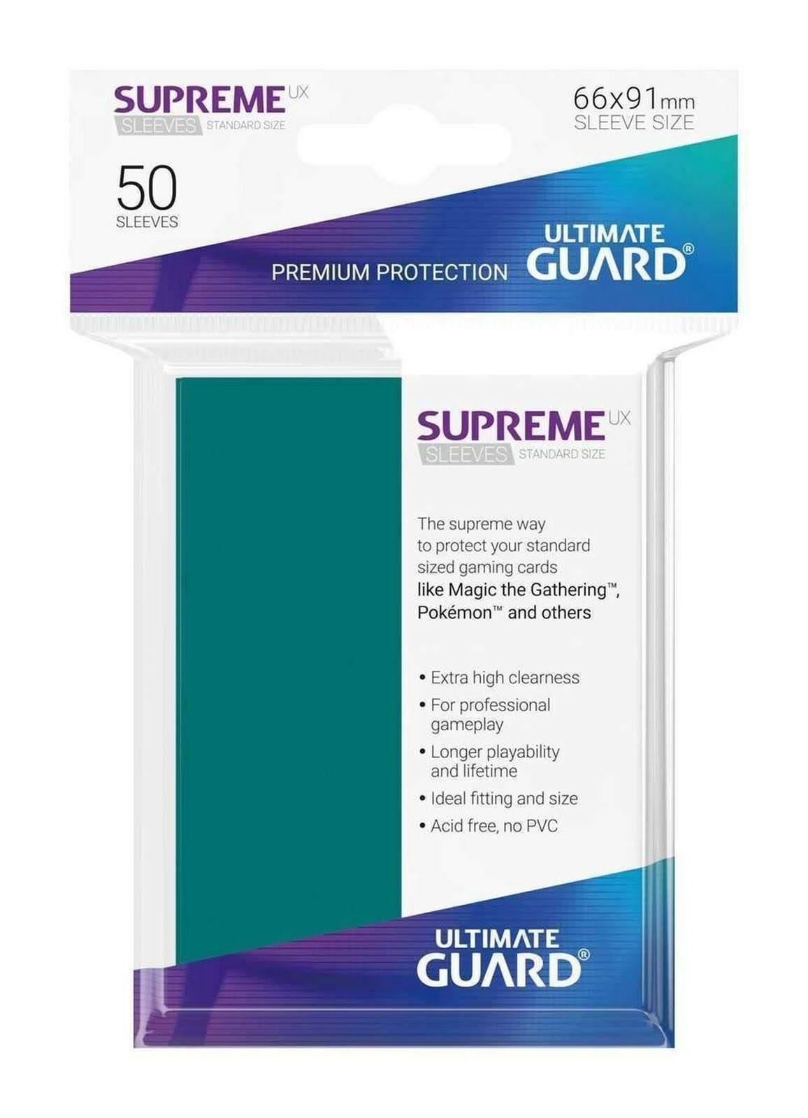Supreme Ultimate Guard Sleeves - Petrol Blue, Standard Size, 50ct