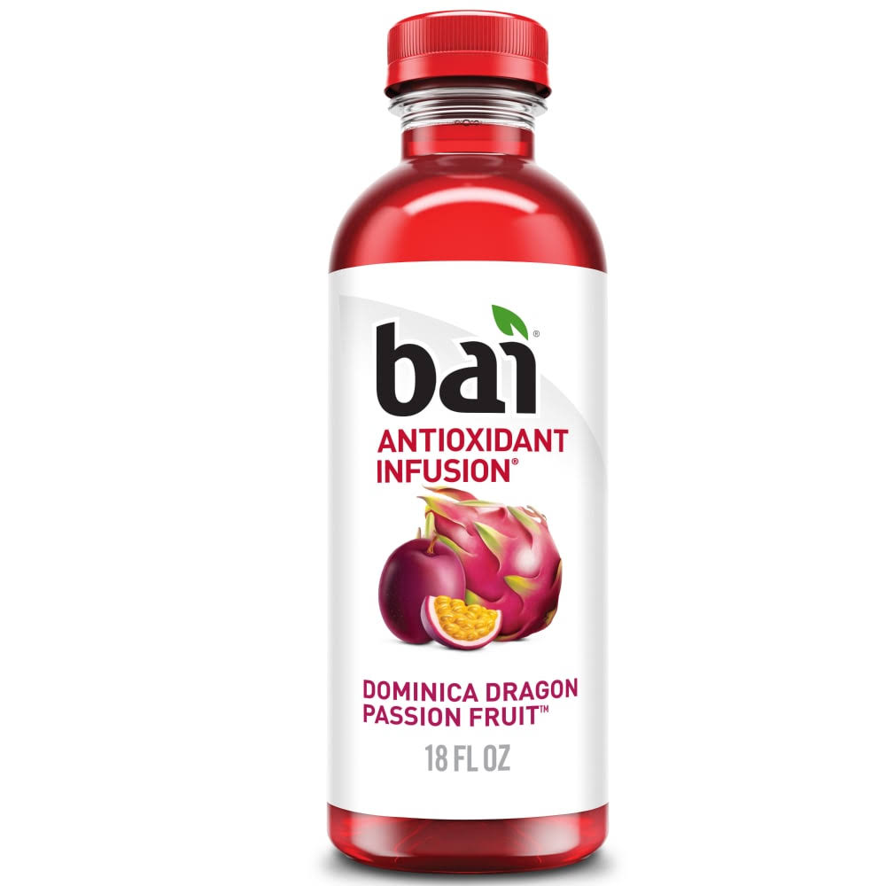 Bai Antioxidant Beverage, Dominica Dragon Passion Fruit - 18 fl oz