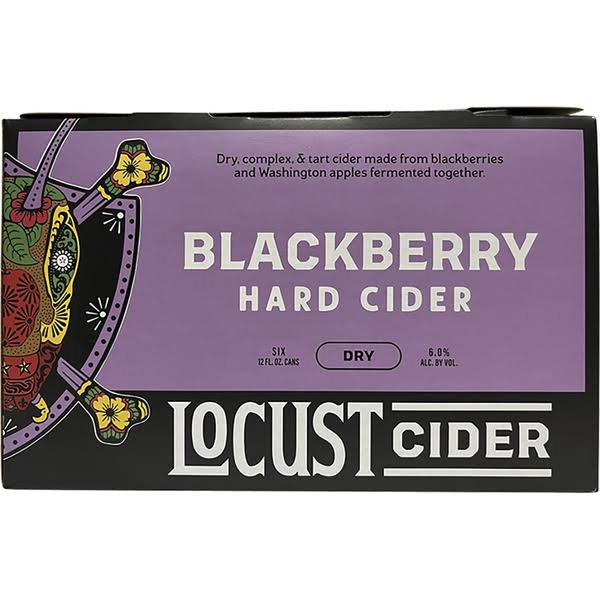 Locust Cider Blackberry Hard Cider - 12 fl oz