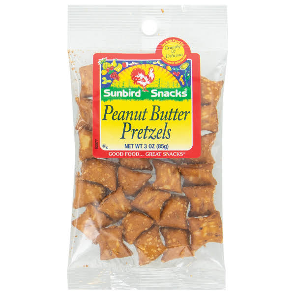 Sunbird Snacks - Peanut Butter Pretzels, Size: Pack of 12