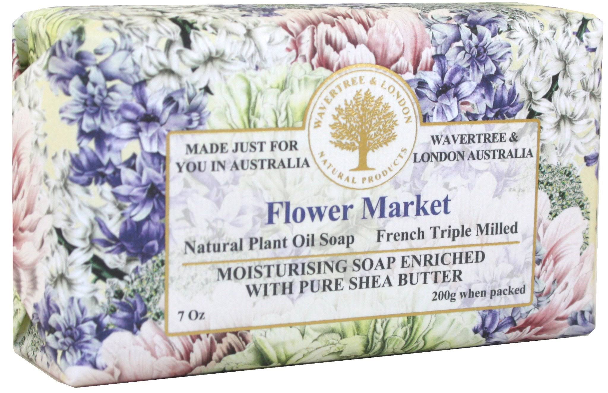 Wavetree & London Flower Market 200g/7oz French Triple Milled Soap