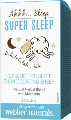 Webber Naturals Super Sleep Caplets - 30pcs