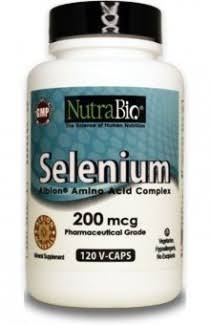 NutraBio Selenium Supplement - 200mcg, 120 Vegetable Capsules