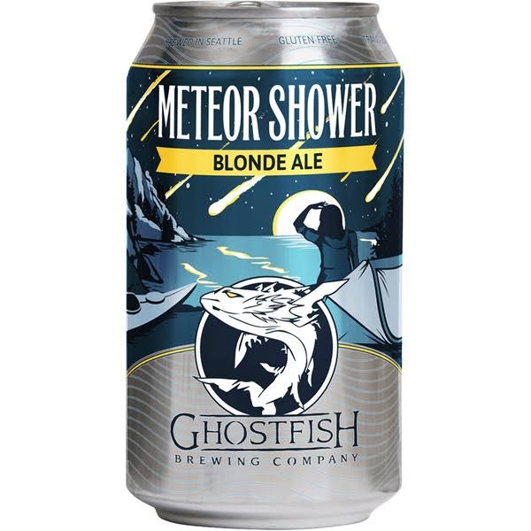 Ghostfish Brewing Company Meteor Shower Blonde Ale Can