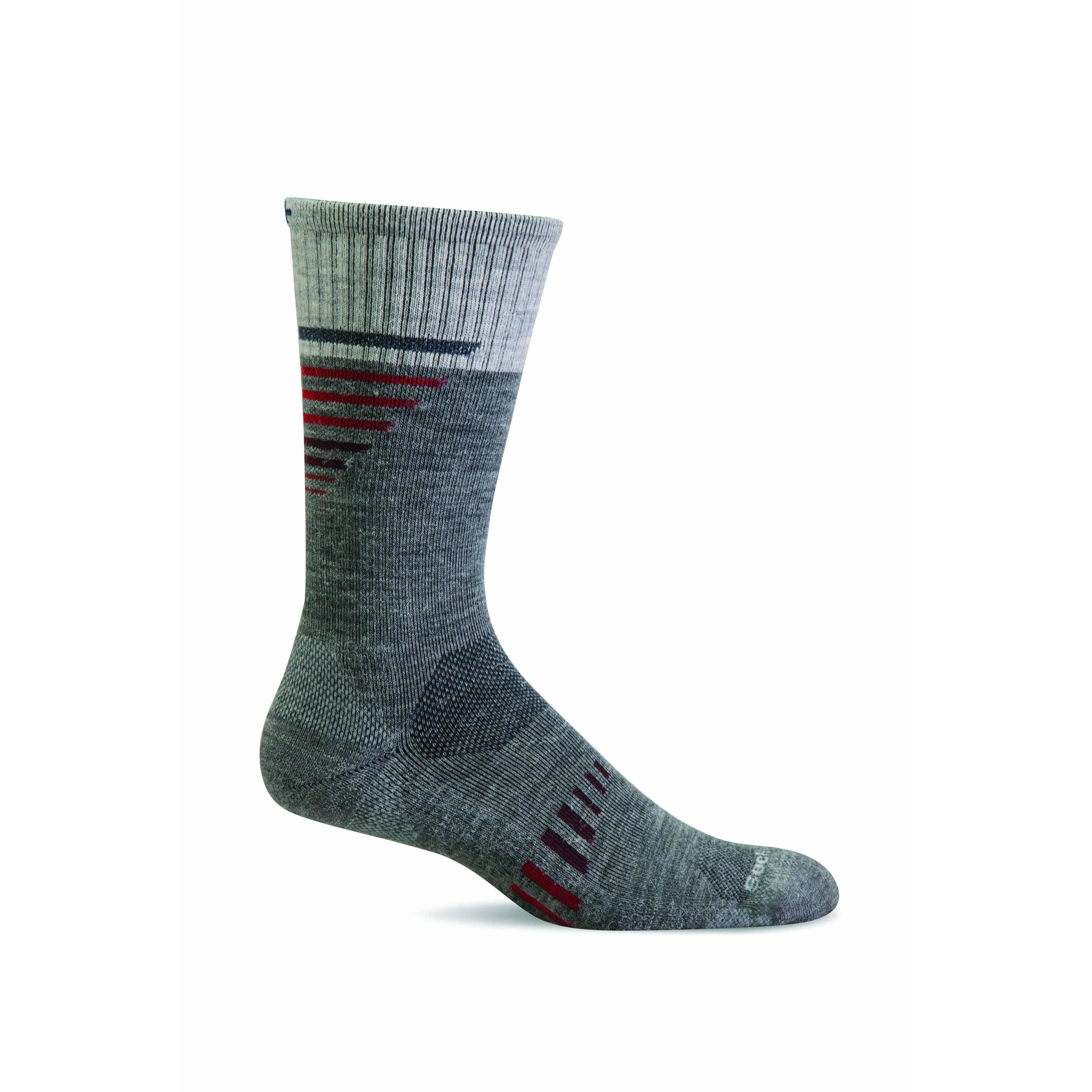 Sockwell Men's Elevation Graduated Compression Socks - Grey, Large/XLarge