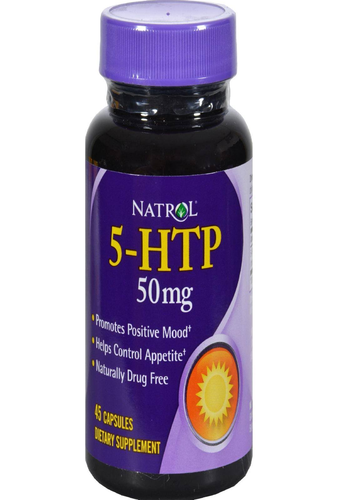 Natrol 5-HTP Dietary Supplement Capsules - 50mg, 45ct