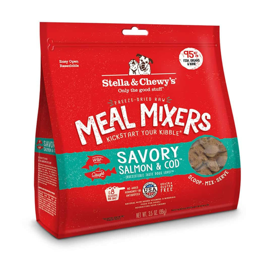 Stella and Chewy's Meal Mixers Dog Food - Savory Salmon and Cod, 18oz