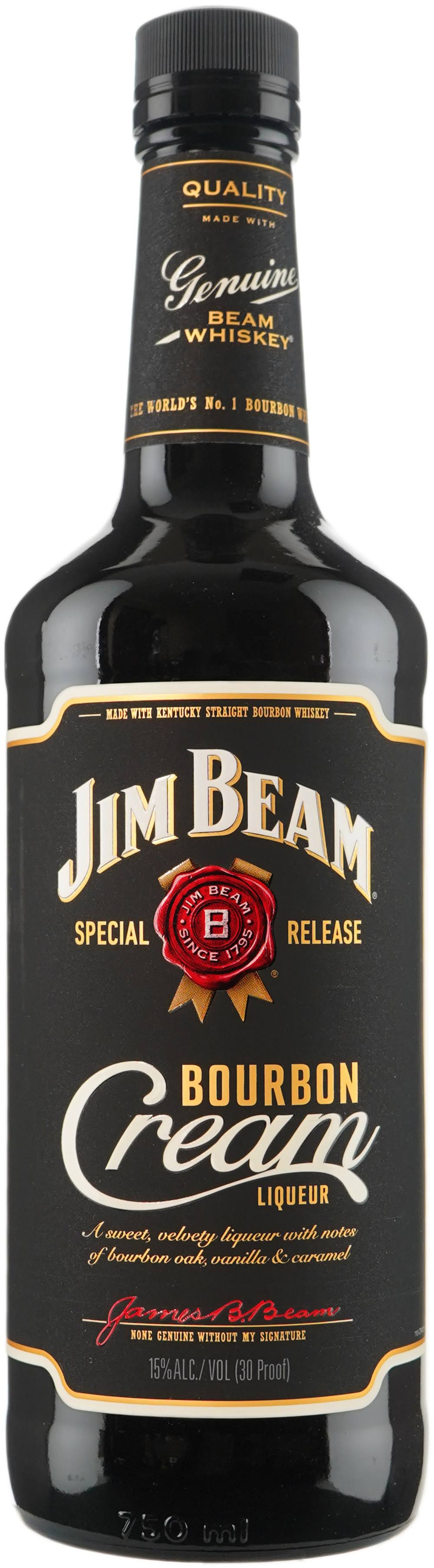 Jim Beam Bourbon Cream Liqueur - 750 ml