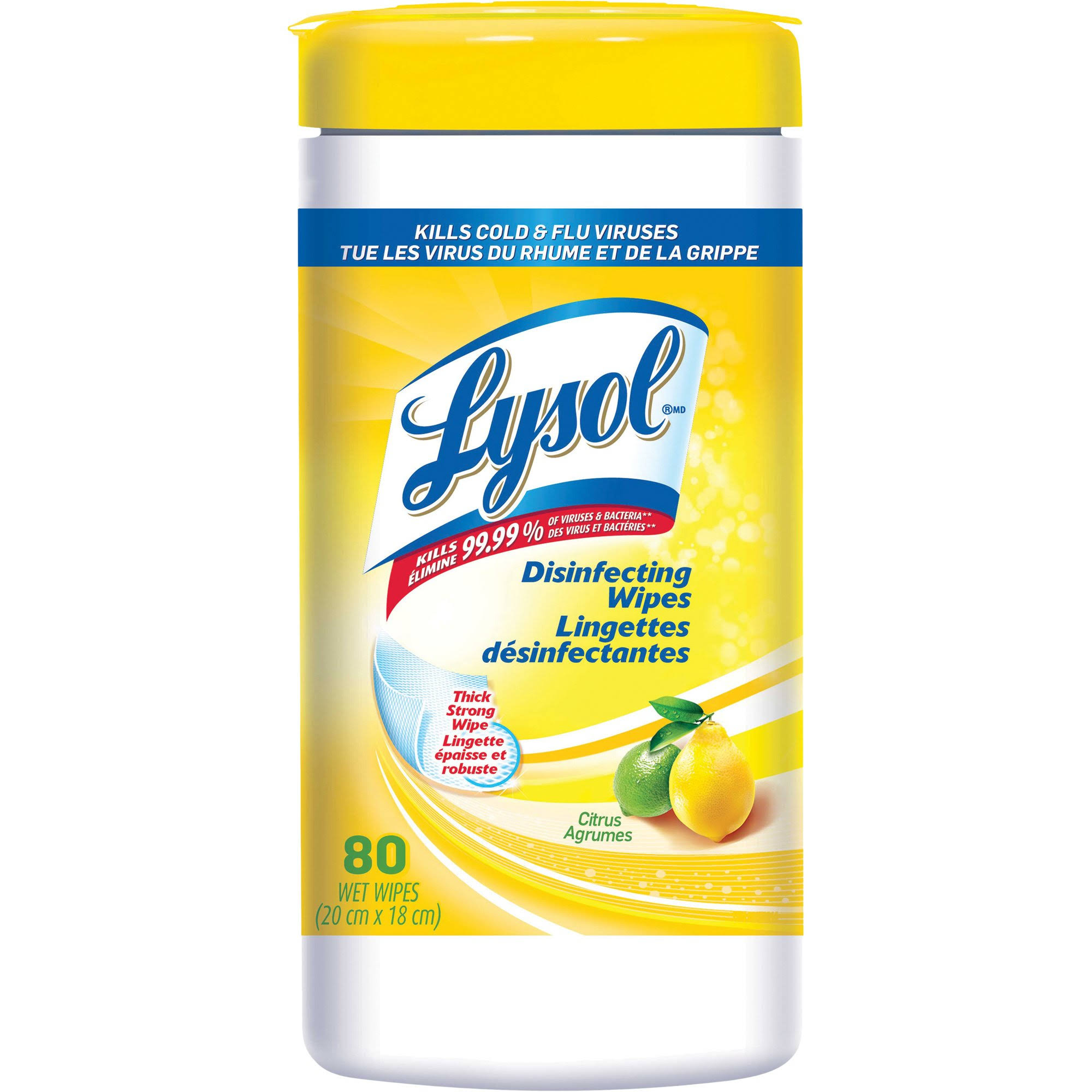 Lysol Disinfecting Wipes - Lemon & Lime Blossom Scent