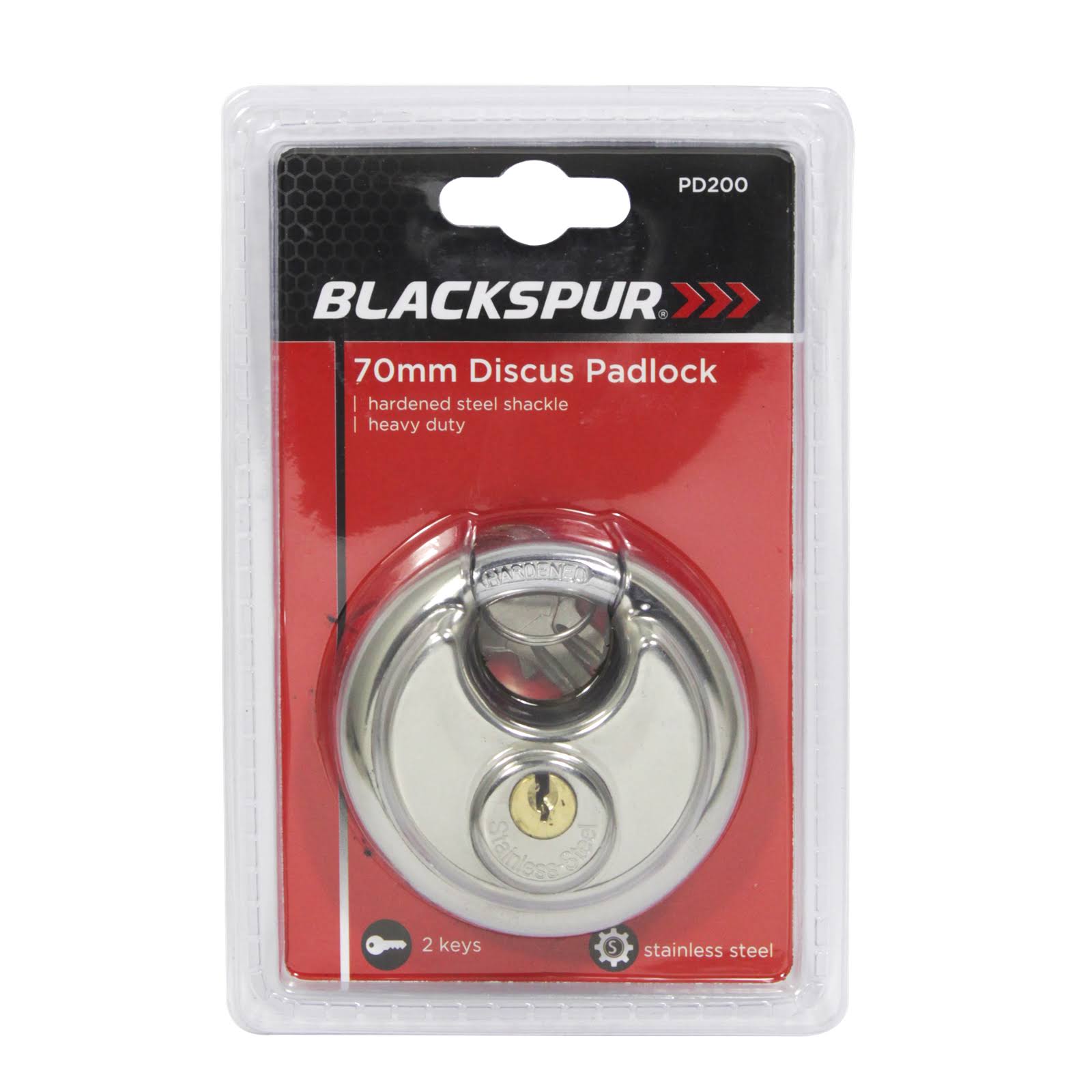Blackspur Discus Padlock - 70mm