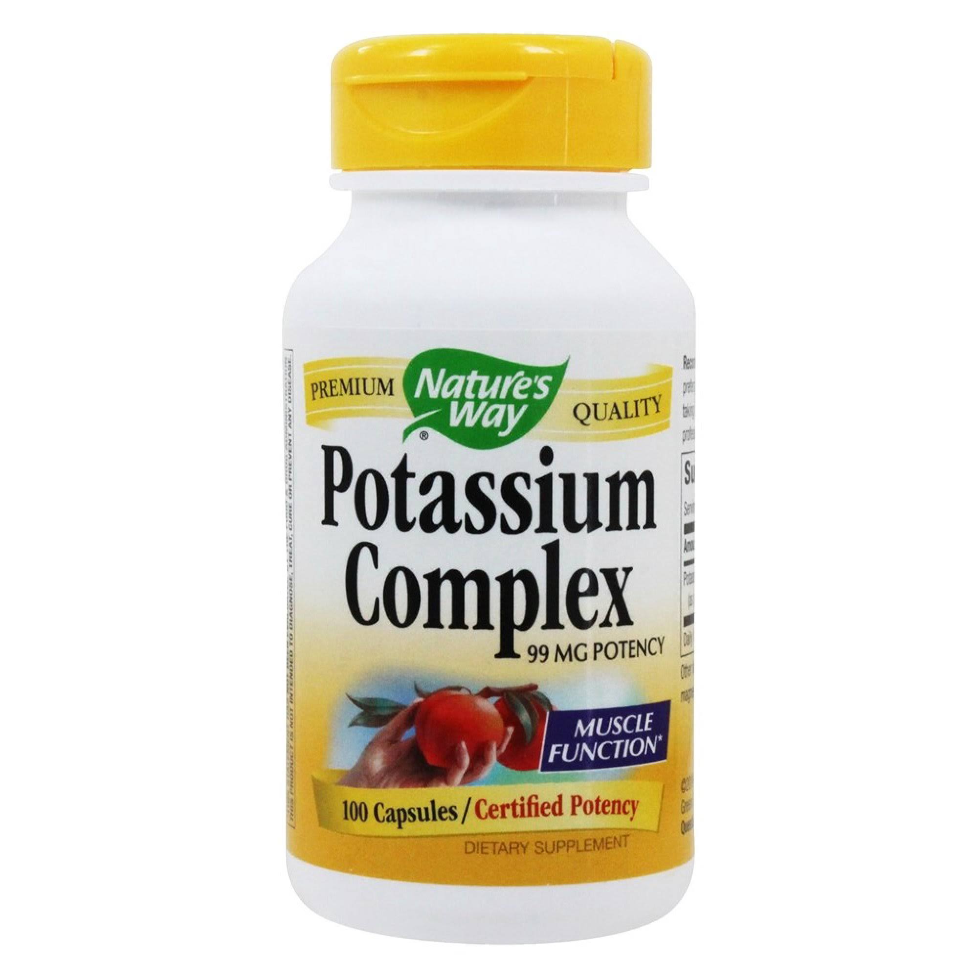 Nature's Way Potassium Complex Dietary Supplement - 100 Count