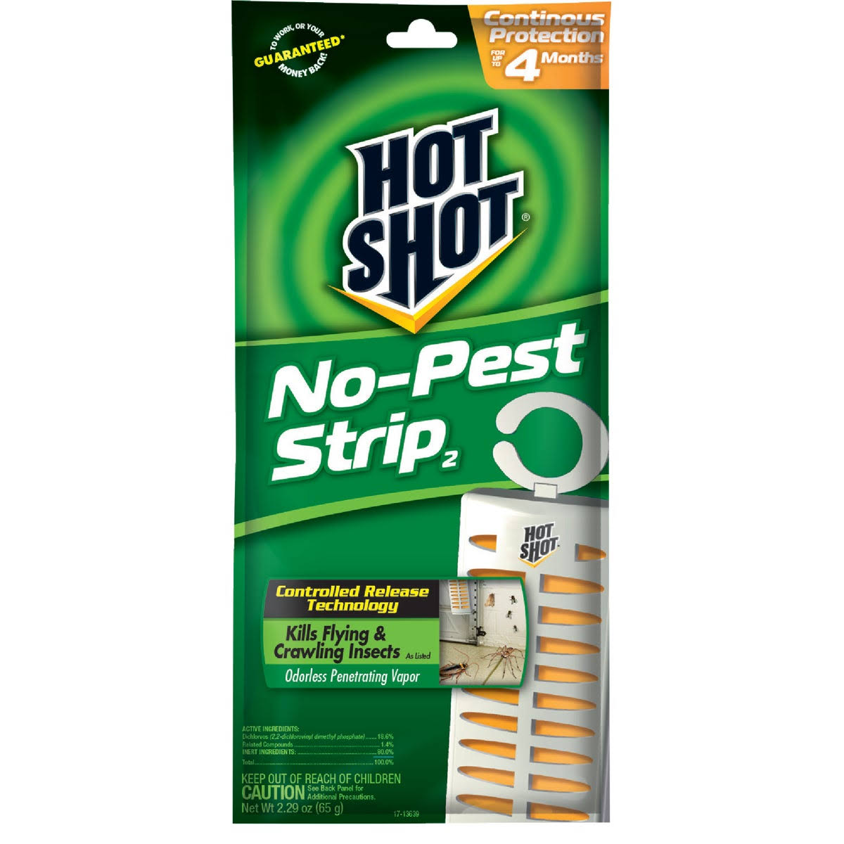 Hot Shot No-Pest Strip - 2.29oz