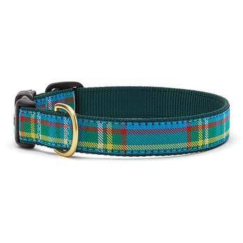 Kendall Plaid Dog Collar by Up Country - Medium - Wide 1”