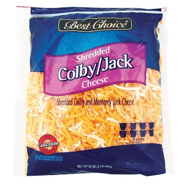 Best Choice Fancy Shredded Colby Jack Cheese - 32 oz