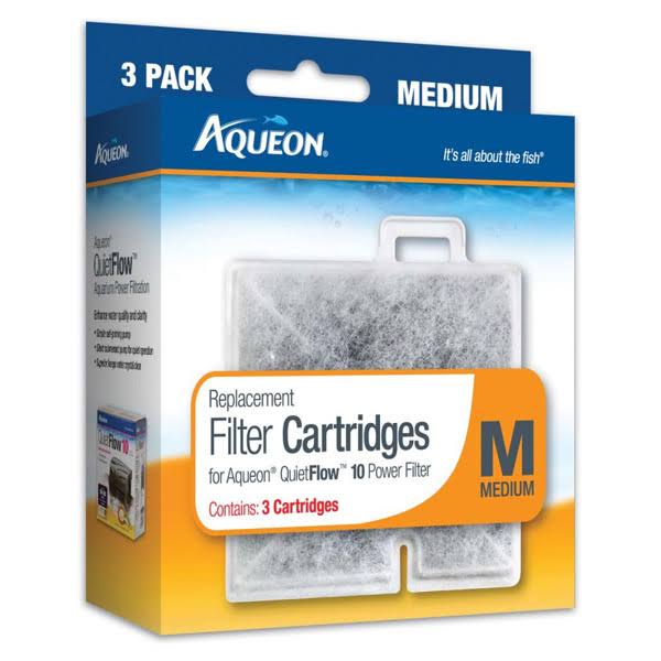 Aqueon Replacement Filter Cartridges - Medium, 3 Pack