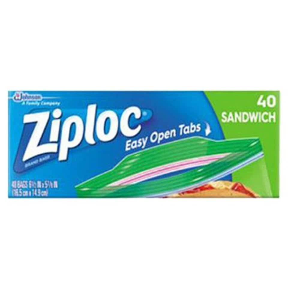 SC Johnson Ziploc Sandwich Bags - 40ct