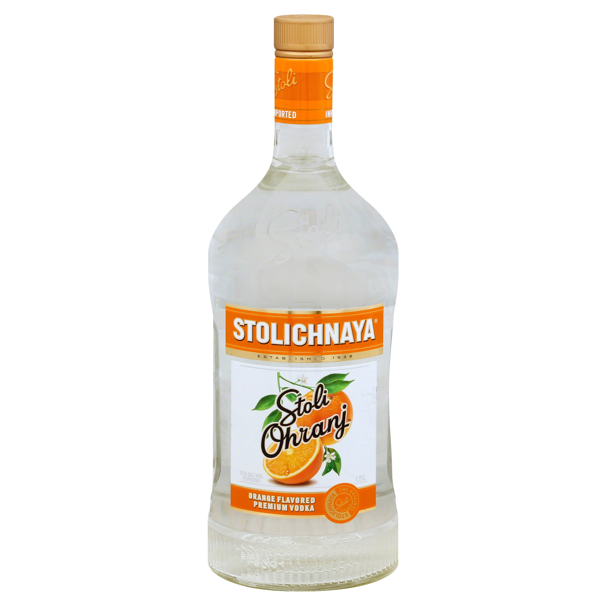 Stolichnaya Vodka, Premium, Stoli Ohranj - 1.75 lt