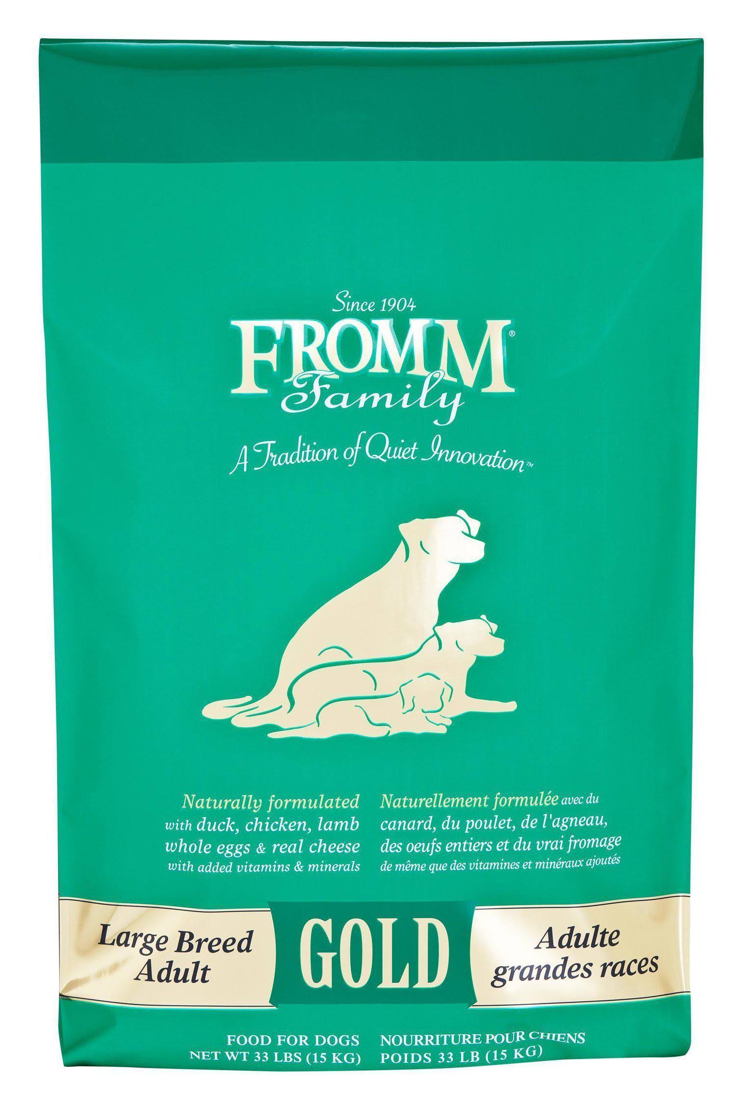 Fromm Gold Adult Large Breed Dry Dog Food / 30 lb