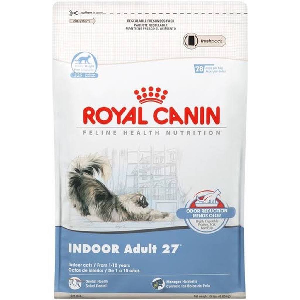 Royal Canin Feline Health Nutrition Indoor Adult 27 Dry Cat Food - 15lb
