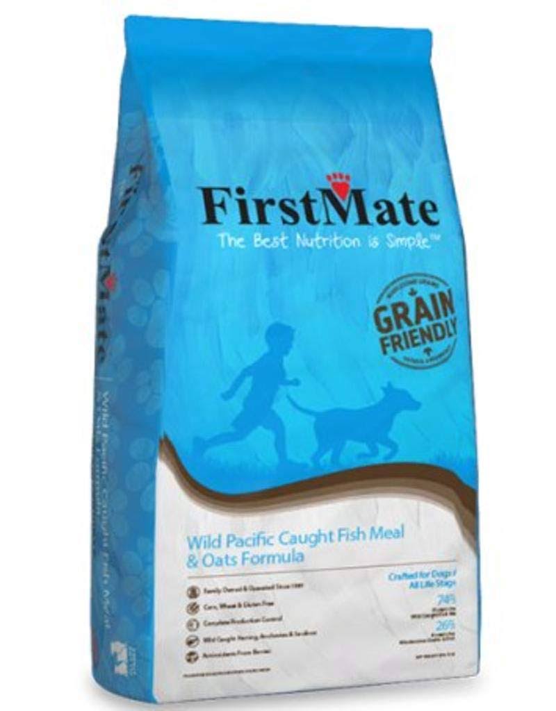 FirstMate Grain Friendly Formula Dog Food Wild Pacific Caught Fish & Oats / 25 lbs