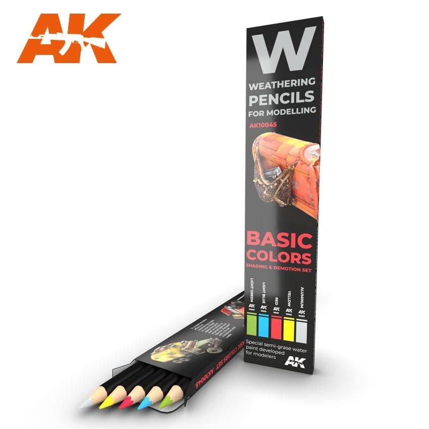 AK Interactive - AK10045 Weathering Pencil Set