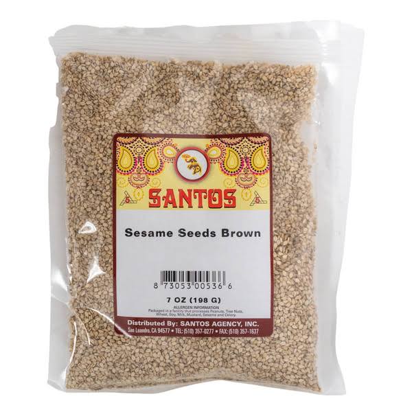Santos Brown Sesame Seeds - 7 oz