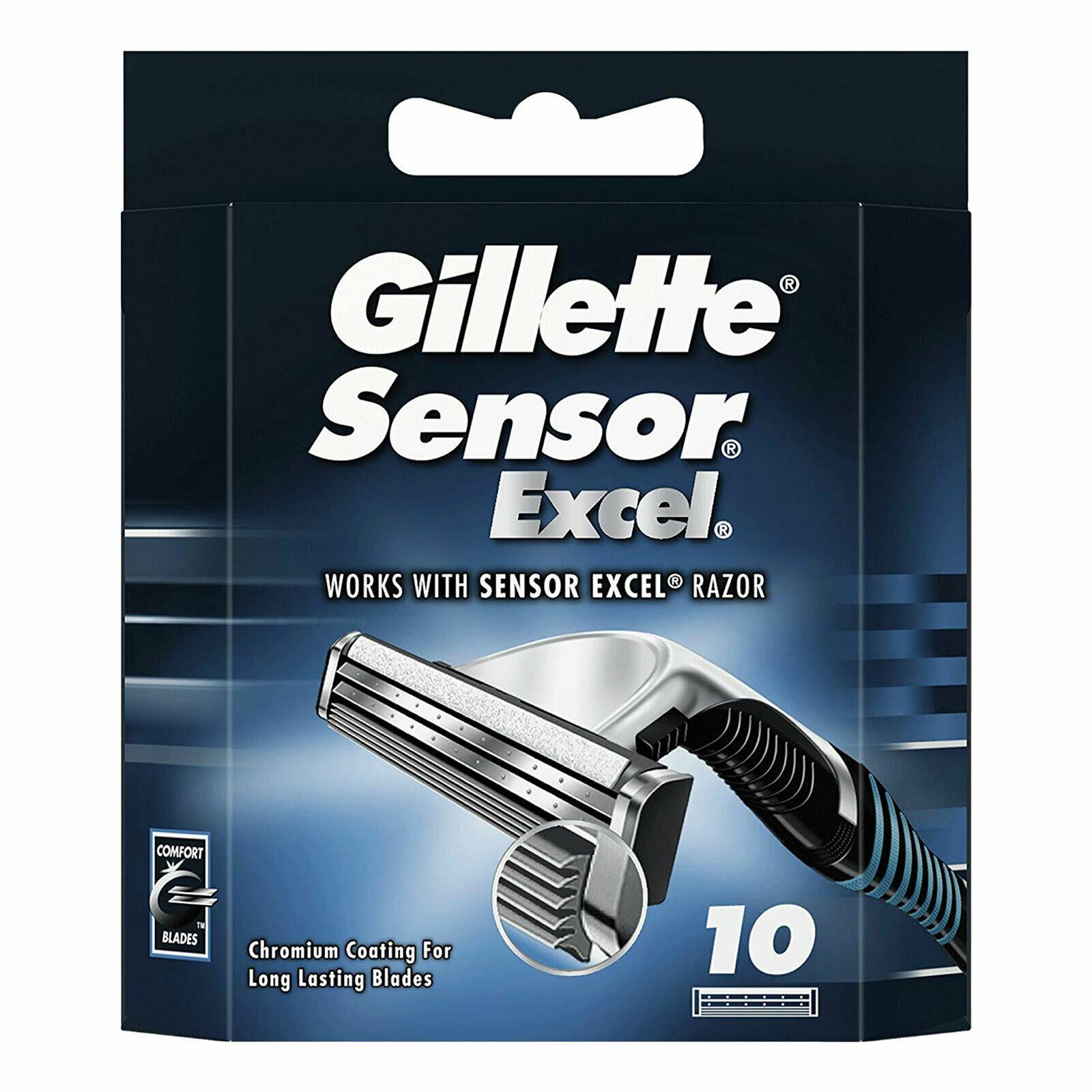 Gillette Sensor Excel - 10 Razor Blades