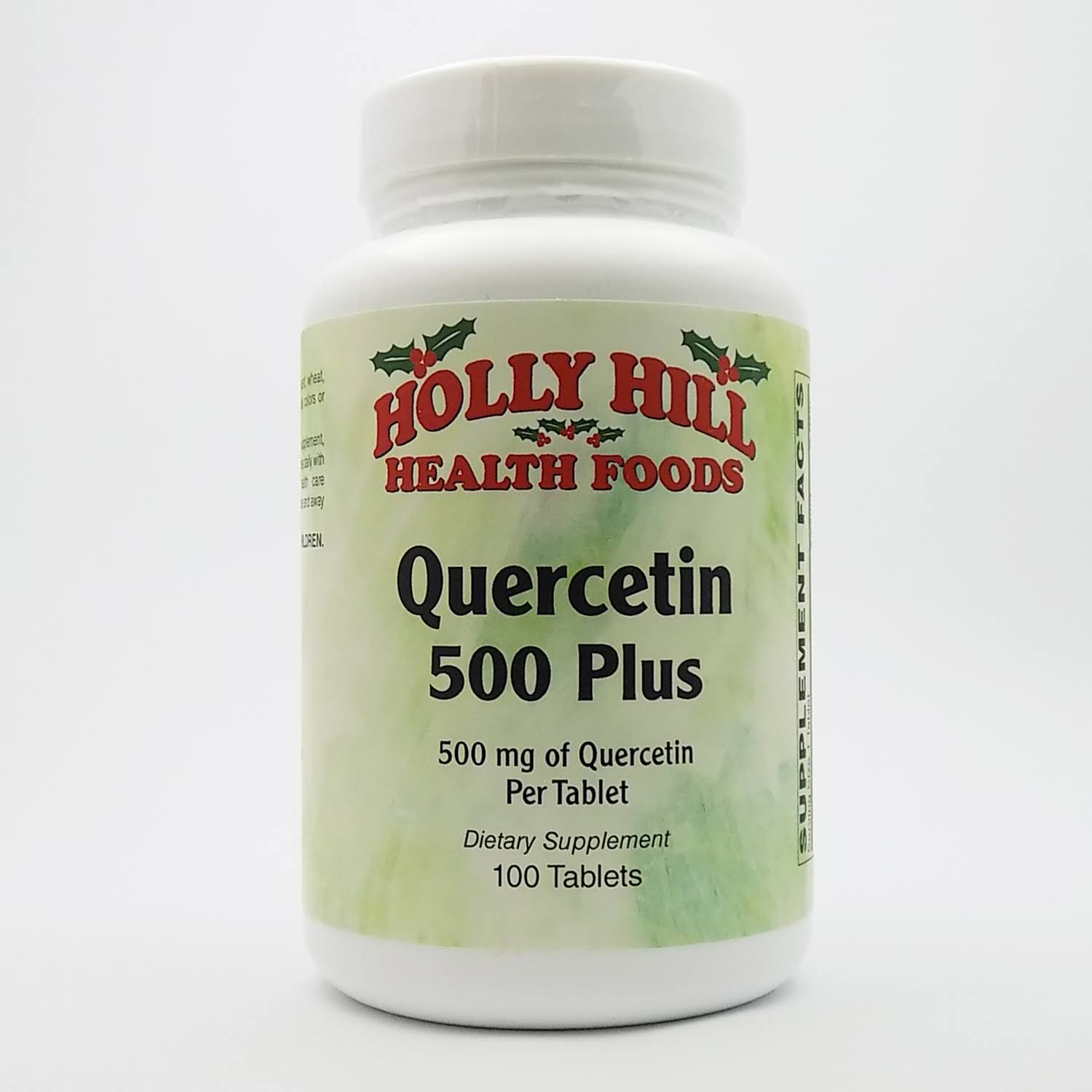Holly Hill Health Foods, Quercetin Plus 500 mg, 100 Tablets