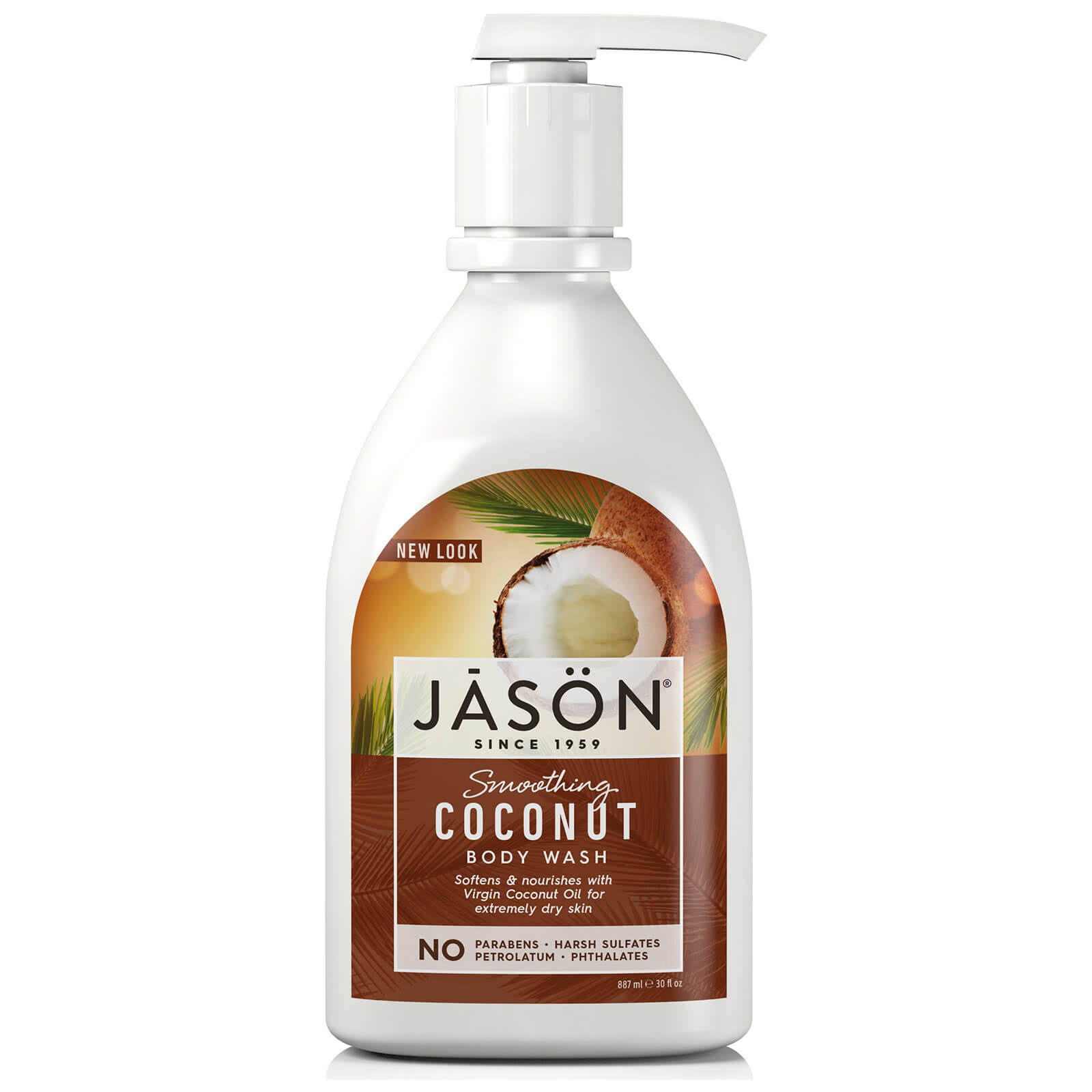 Jason Smoothing Coconut Body Wash - 890ml