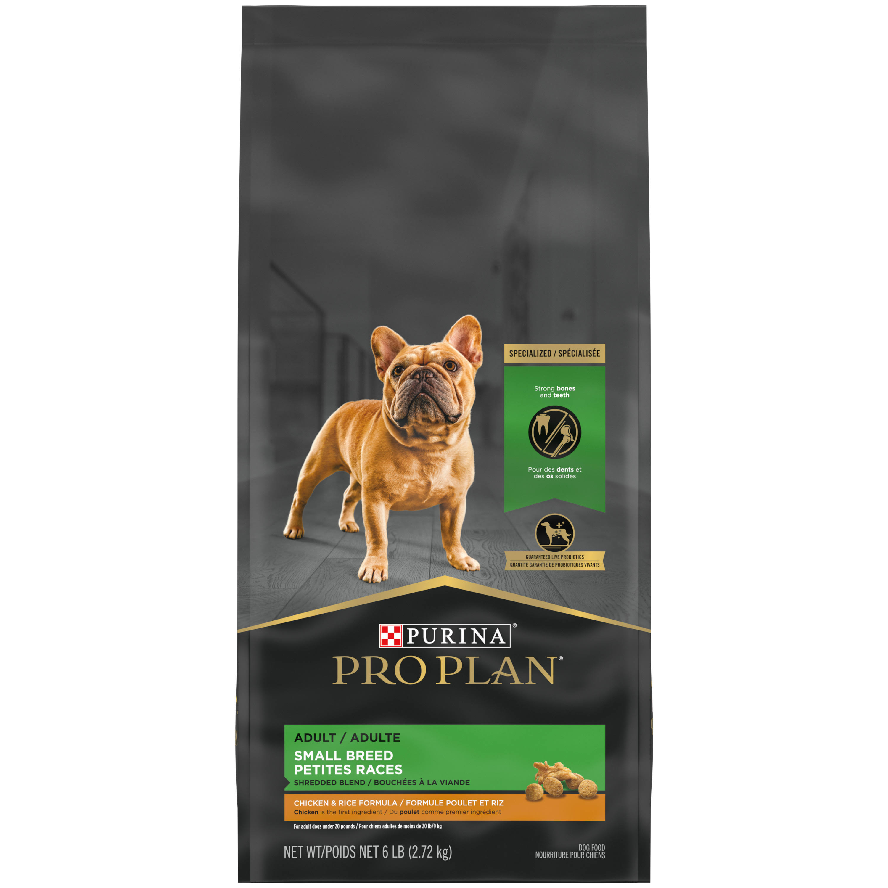 Purina Pro Plan Savor Dry Adult Dog Food - Shredded Blend Small Breed Chicken & Rice Formula, 6lb
